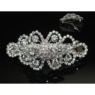 Chapeaux de cheveux en strass charmants Accessoires de cheveux pour filles Glitter Crystal Barrette